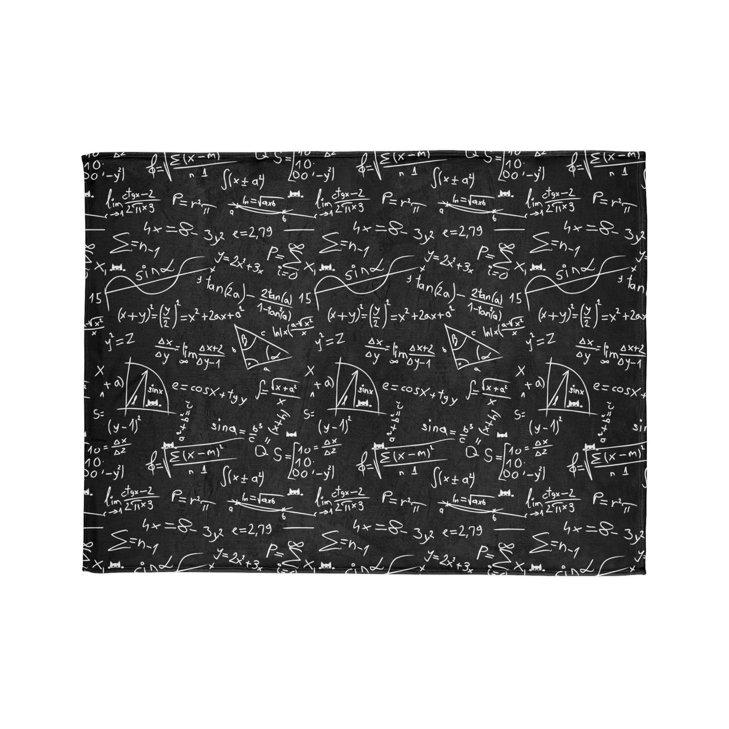 Soft Polyester Blanket| Blackboard pattern| Gift |Geek| Maths Lover| Maths formulas| Warm