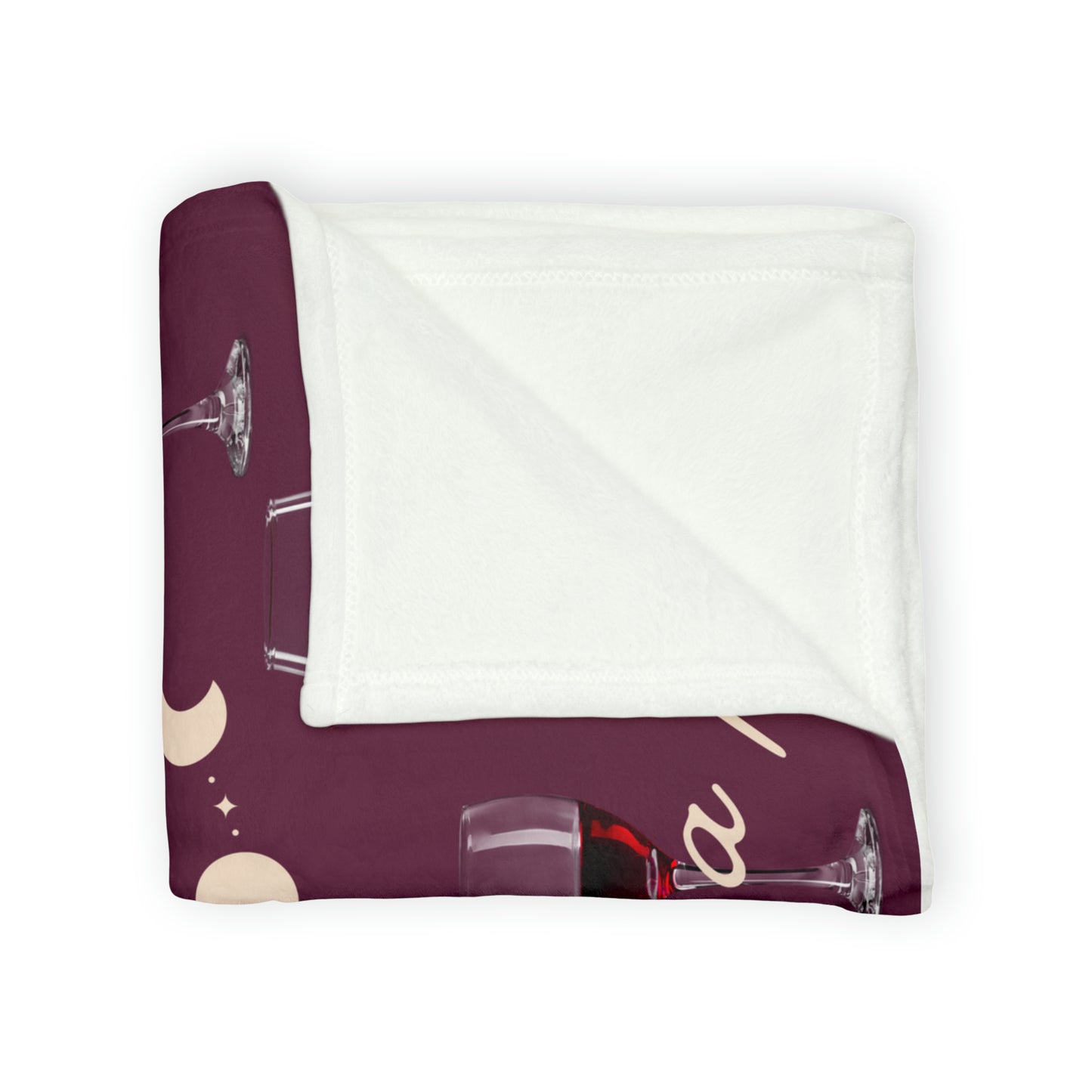Soft Polyester Blanket| I'm Just going Through A Phase| Gift |Christmas| Wine Lover| Moon Phases| Warm