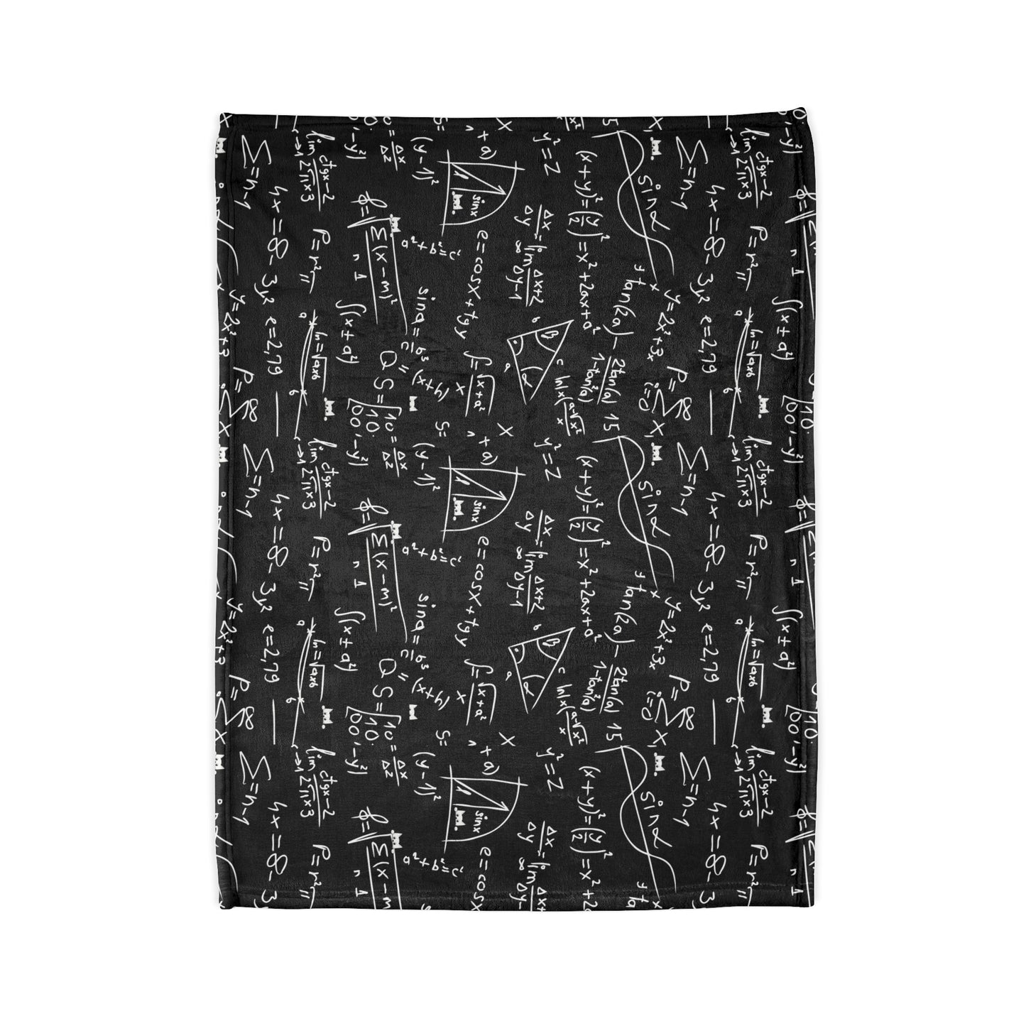 Soft Polyester Blanket| Blackboard pattern| Gift |Geek| Maths Lover| Maths formulas| Warm