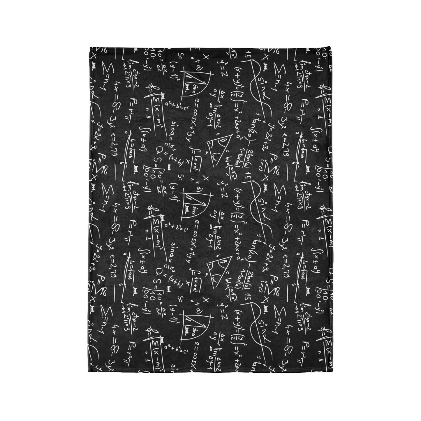 Soft Polyester Blanket| Blackboard pattern| Gift |Geek| Maths Lover| Maths formulas| Warm