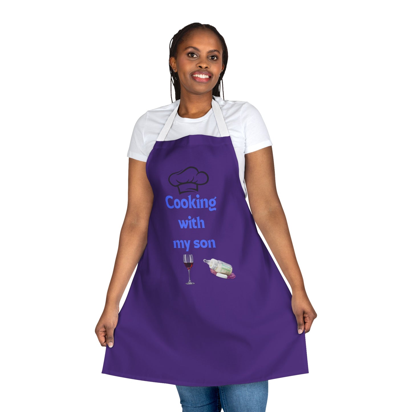 Unisex Apron, Cooking with my son