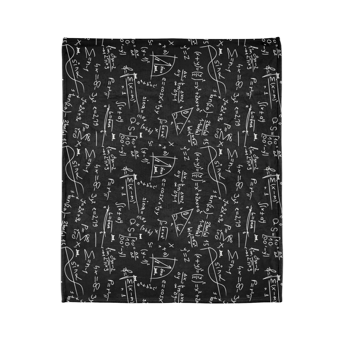 Soft Polyester Blanket| Blackboard pattern| Gift |Geek| Maths Lover| Maths formulas| Warm