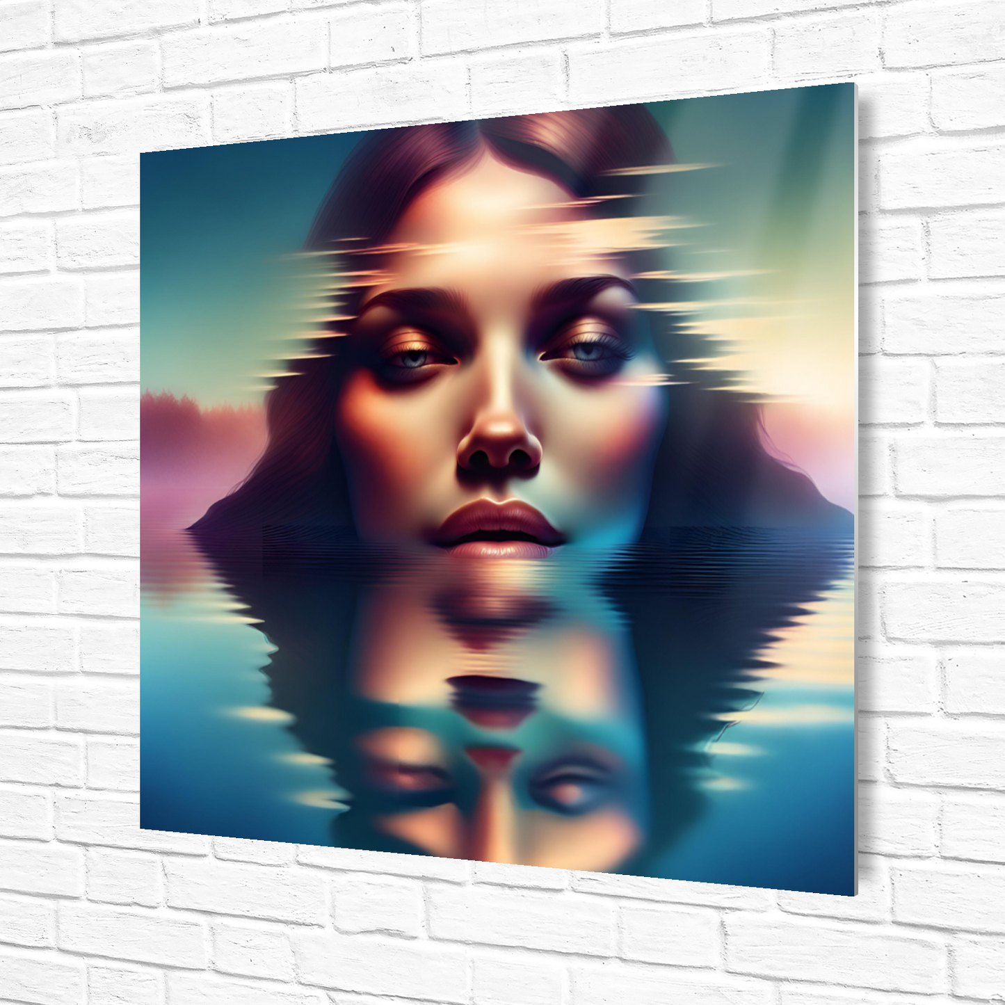 Metal Wall Art-Water Girl-Original abstract print 750x560 mm