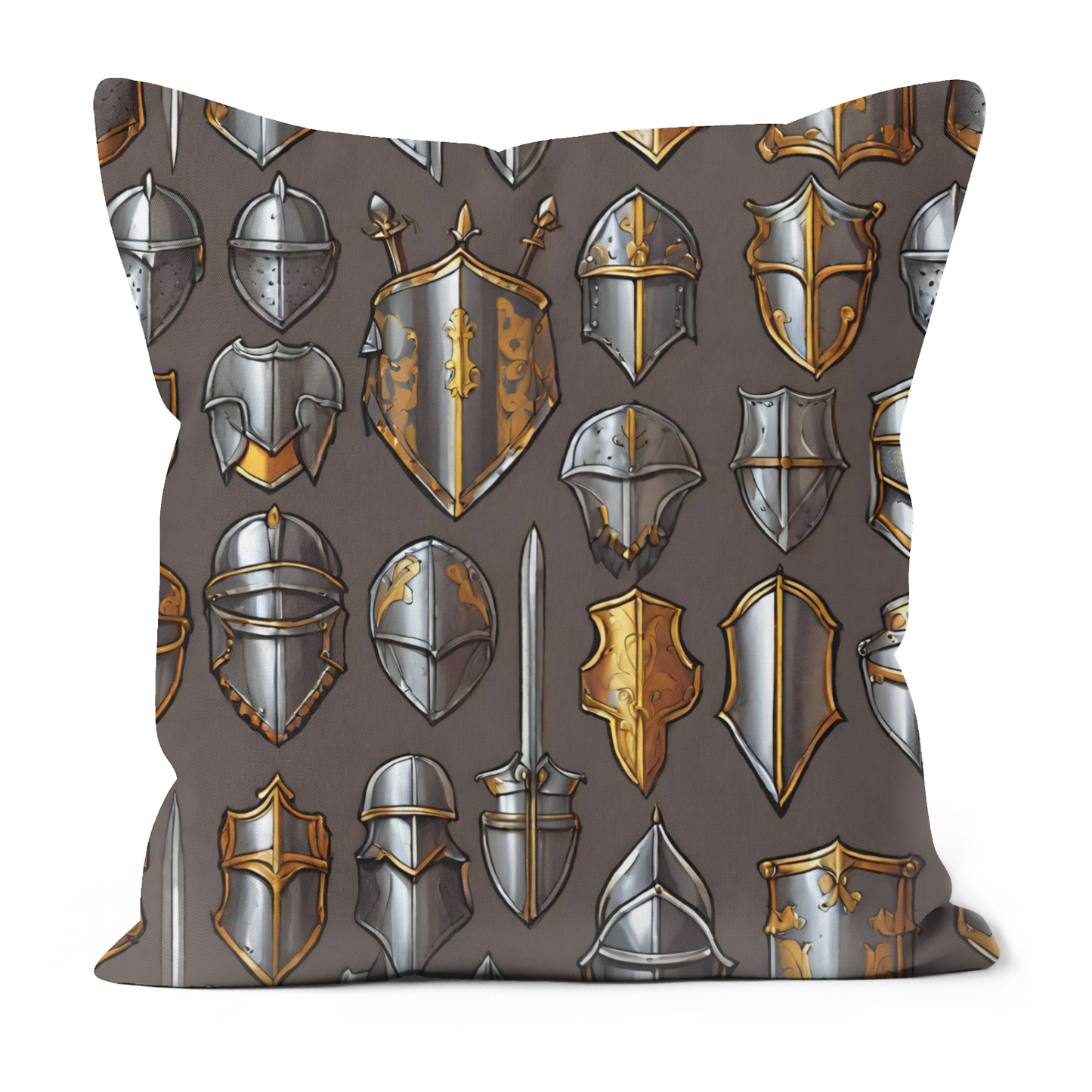 Plump Filled Cushion -Armour pattern design- size options- Original abstract design