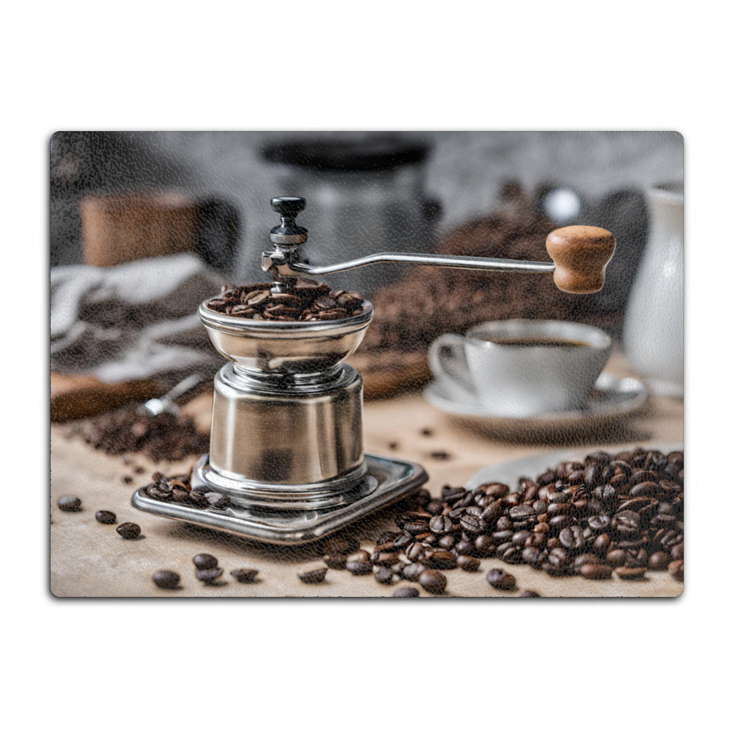 Glass Cutting Board- Coffee Themed- size options