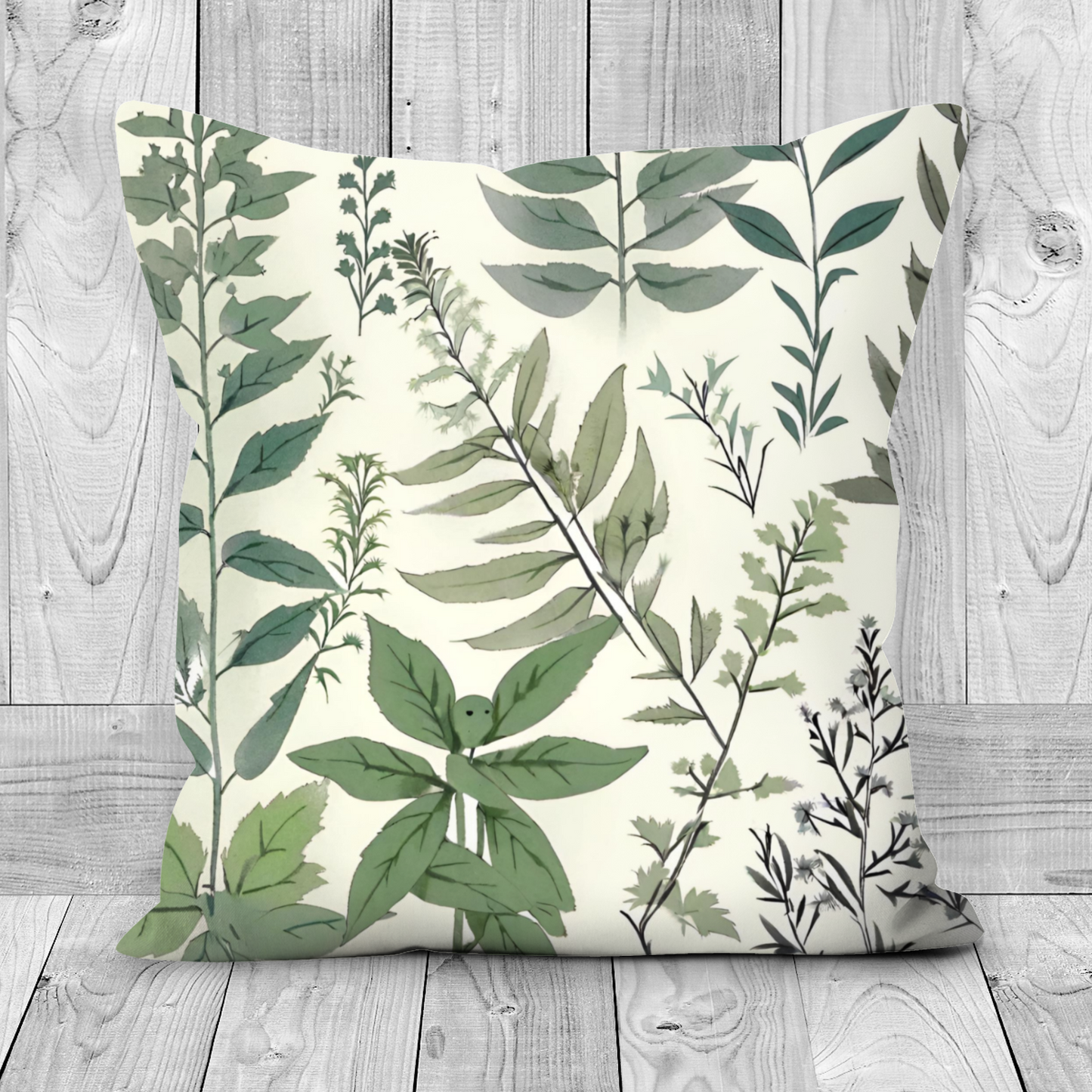 Plump Filled Cushion -Botanical 3- size options- Original abstract design